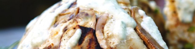 Auberginetaart met kaassaus