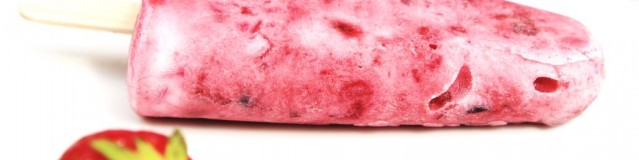 ijs met zomerfruit