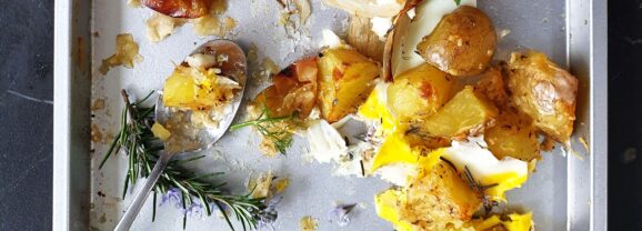 Traybake met venkel en aardappel