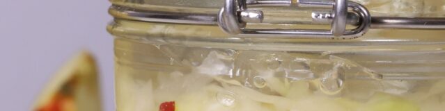 weckpot met zuurkool